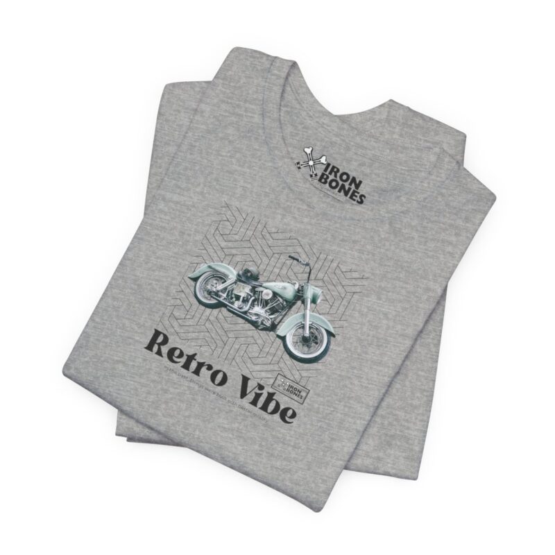 Retro Vibe Bronze T-Shirt: Motorrad vintage – Bild 10