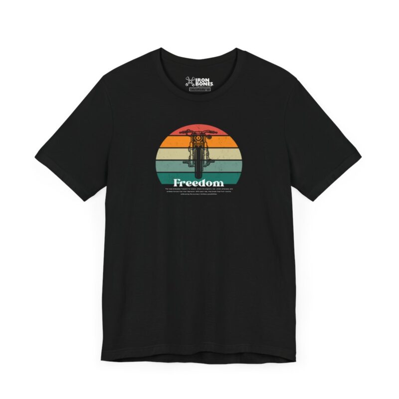 Freedom Motorcycle T-Shirt: Classic – Bild 4