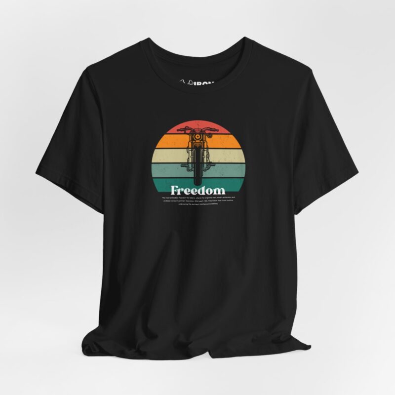 Freedom Motorcycle T-Shirt: Classic – Bild 2