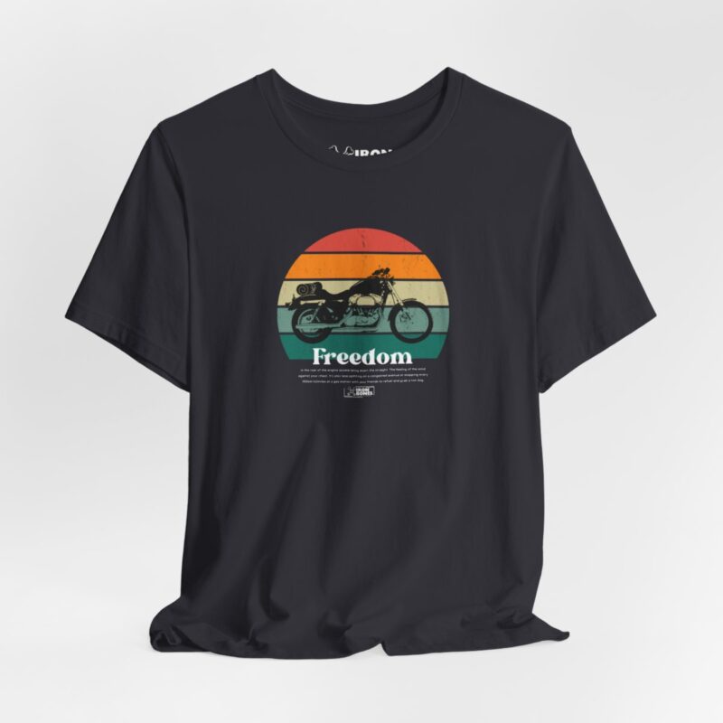 Freedom Motorcycle T-Shirt: mit Etikett – Bild 2