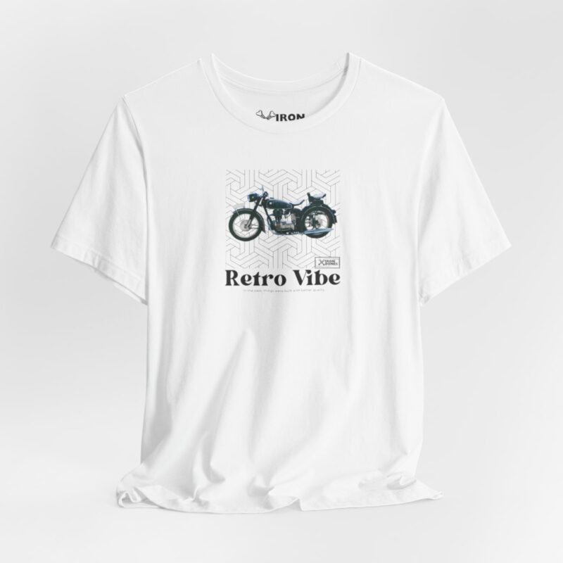 Retro Vibe T-Shirt mit etikett – Bild 2