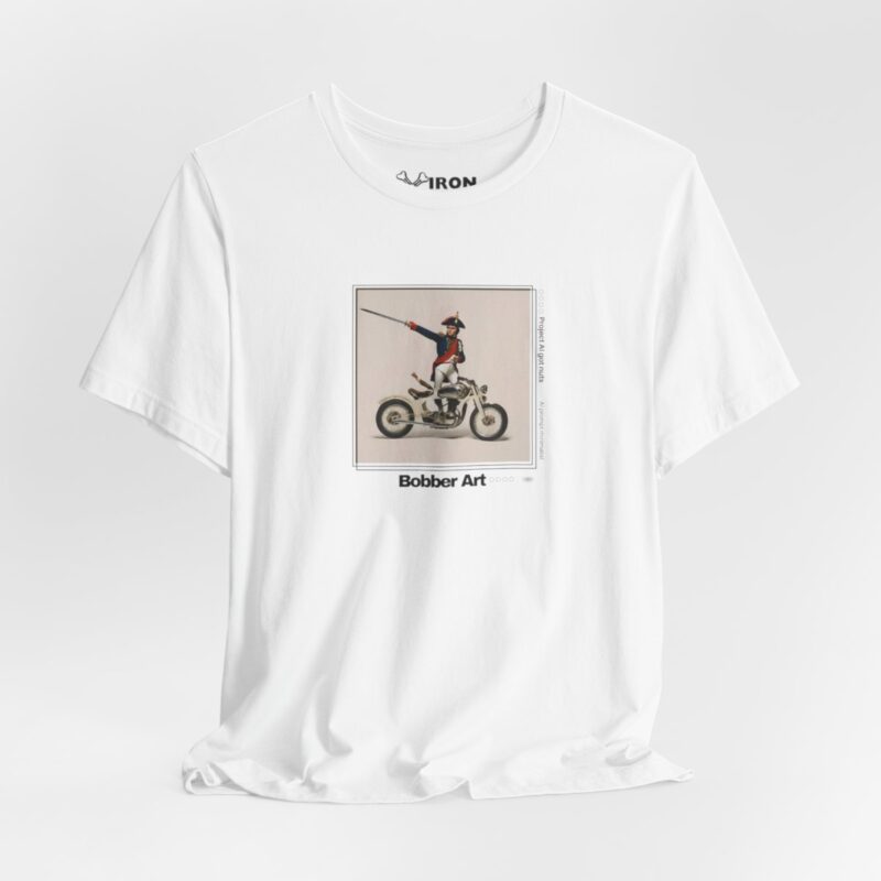 T-Shirt minimalistische Kunst: Bobber-Kunstsammlung - "Napoleon Bobber" – Bild 2