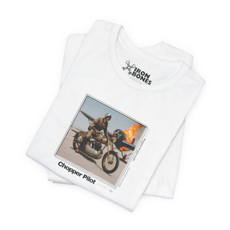 The Burning chopper Pilot T-Shirt