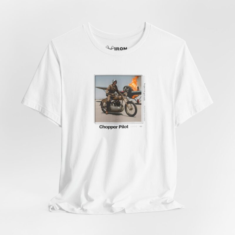 The Burning chopper Pilot T-Shirt – Bild 2