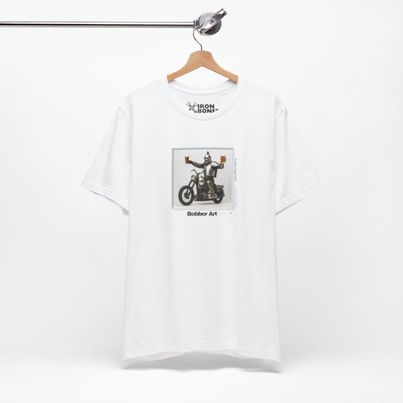 T-Shirt minimalistische Kunst: Bobber-Kunstsammlung - "Medieval Beer Bobber" – Bild 5