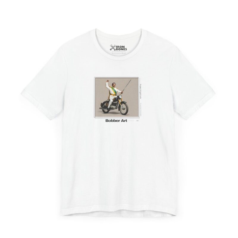 T-Shirt minimalistische Kunst: Bobber-Kunstsammlung - "Dom Pedro Bobber" – Bild 8