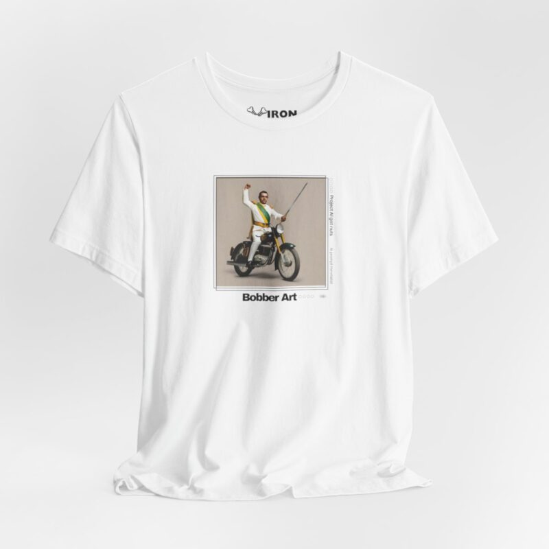 T-Shirt minimalistische Kunst: Bobber-Kunstsammlung - "Dom Pedro Bobber" – Bild 2