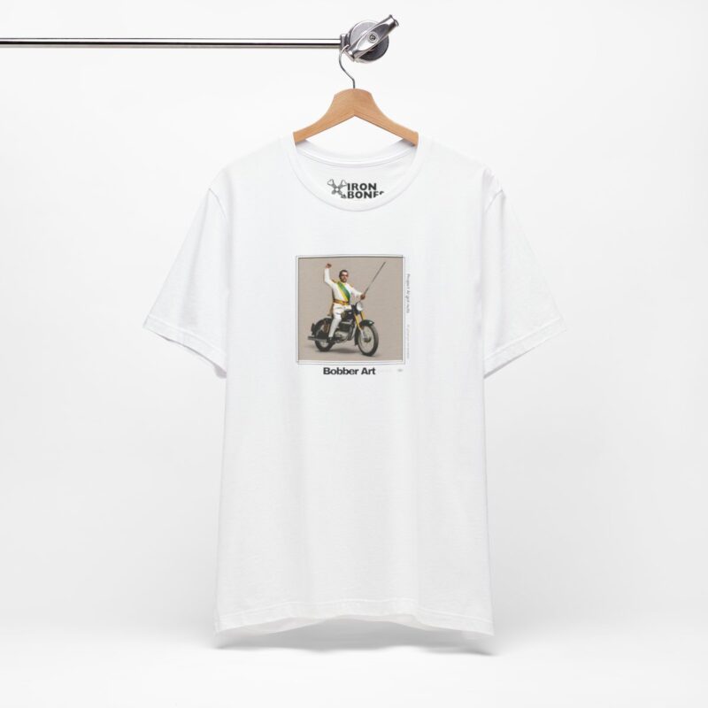 T-Shirt minimalistische Kunst: Bobber-Kunstsammlung - "Dom Pedro Bobber" – Bild 4