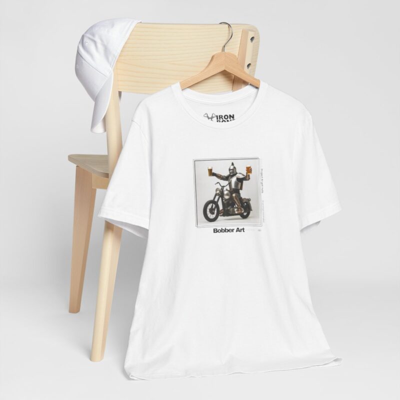 T-Shirt minimalistische Kunst: Bobber-Kunstsammlung - "Medieval Beer Bobber" – Bild 9