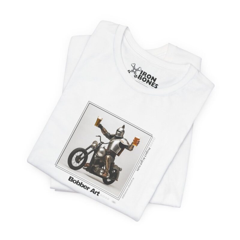 T-Shirt minimalistische Kunst: Bobber-Kunstsammlung - "Medieval Beer Bobber"