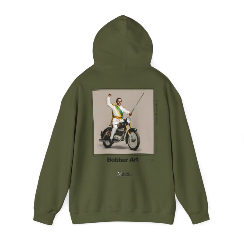 “Dom Pedro The Bobber” - Unisex Heavy Blend™ Hooded - Kapuzenpullover – Bild 4