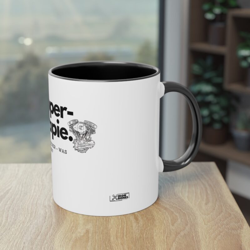 Chopper-Therapie: Zweifarbige Kaffeetasse – Bild 5