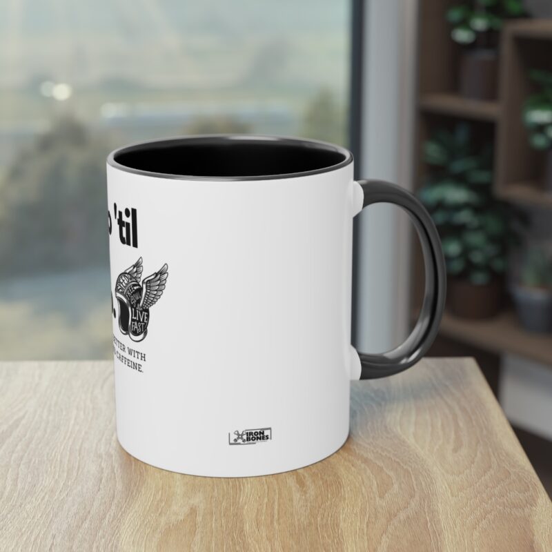 Chop 'til you drop: Zweifarbige Kaffeetasse – Bild 5