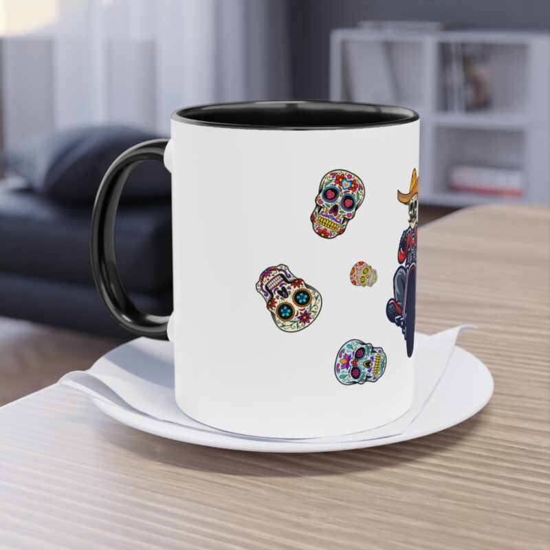 Mexican Chopper: Zweifarbige Kaffeetasse – Bild 6