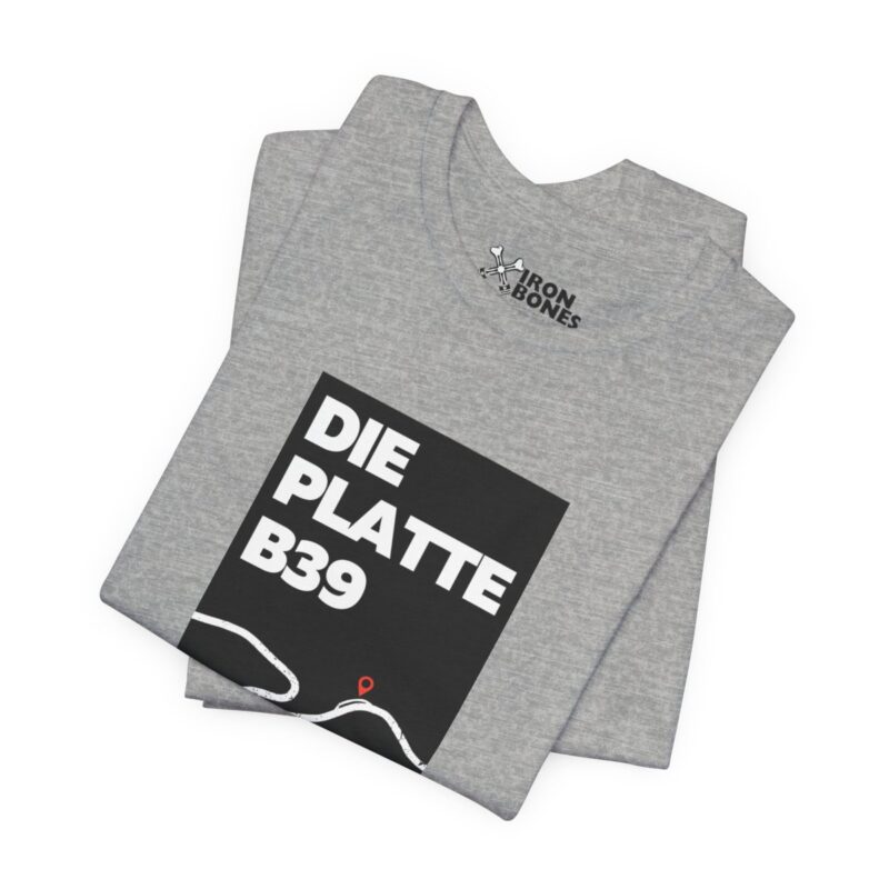 T-Shirt: DIE PLATTE B39 - Black stripe