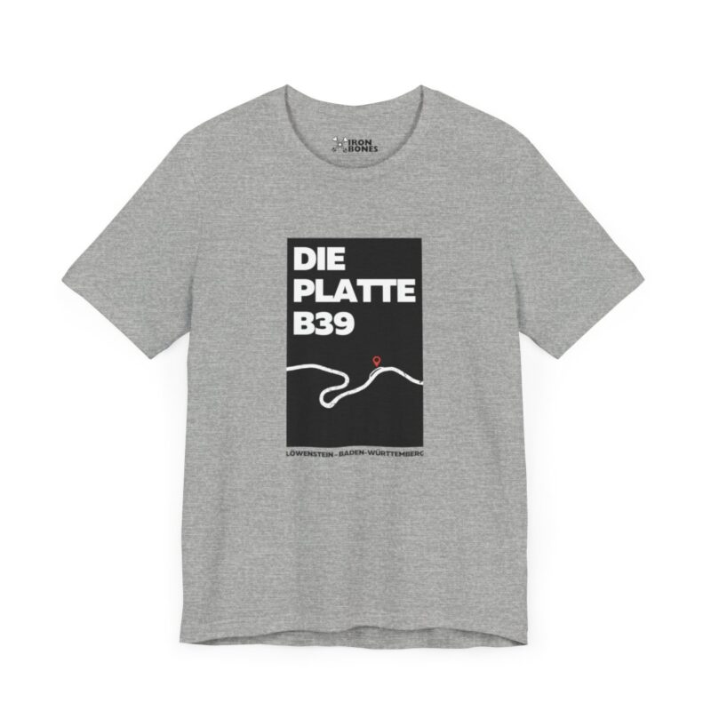 T-Shirt: DIE PLATTE B39 - Black stripe – Bild 4