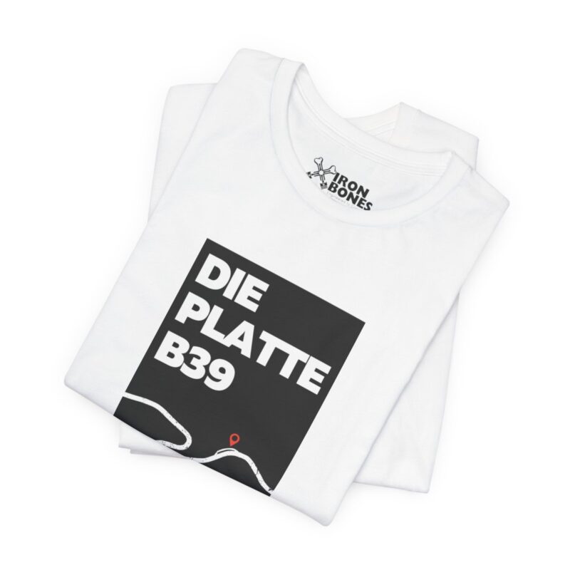 T-Shirt: DIE PLATTE B39 - Black stripe – Bild 7