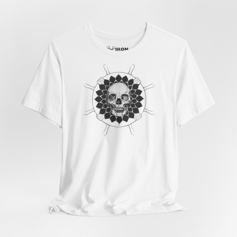 Alter Pirat Mandala T-shirt – Bild 5