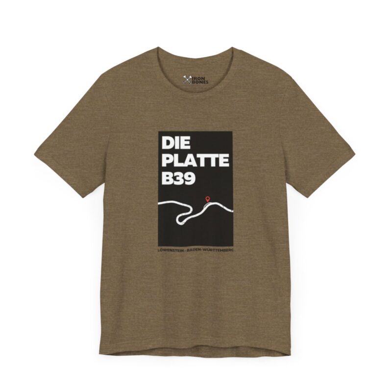 T-Shirt: DIE PLATTE B39 - Black stripe – Bild 19