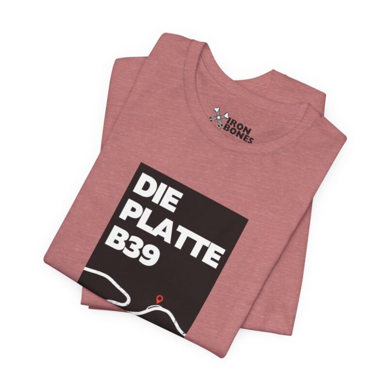 T-Shirt: DIE PLATTE B39 - Black stripe – Bild 12