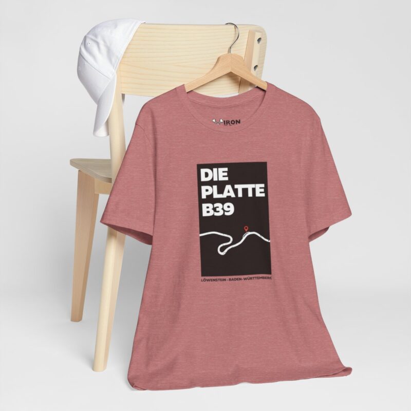 T-Shirt: DIE PLATTE B39 - Black stripe – Bild 14