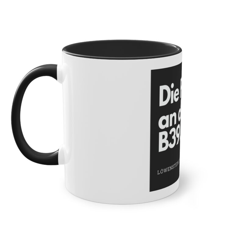 Die Platte - Löwenstein: Zweifarbige Kaffeetasse – Bild 9