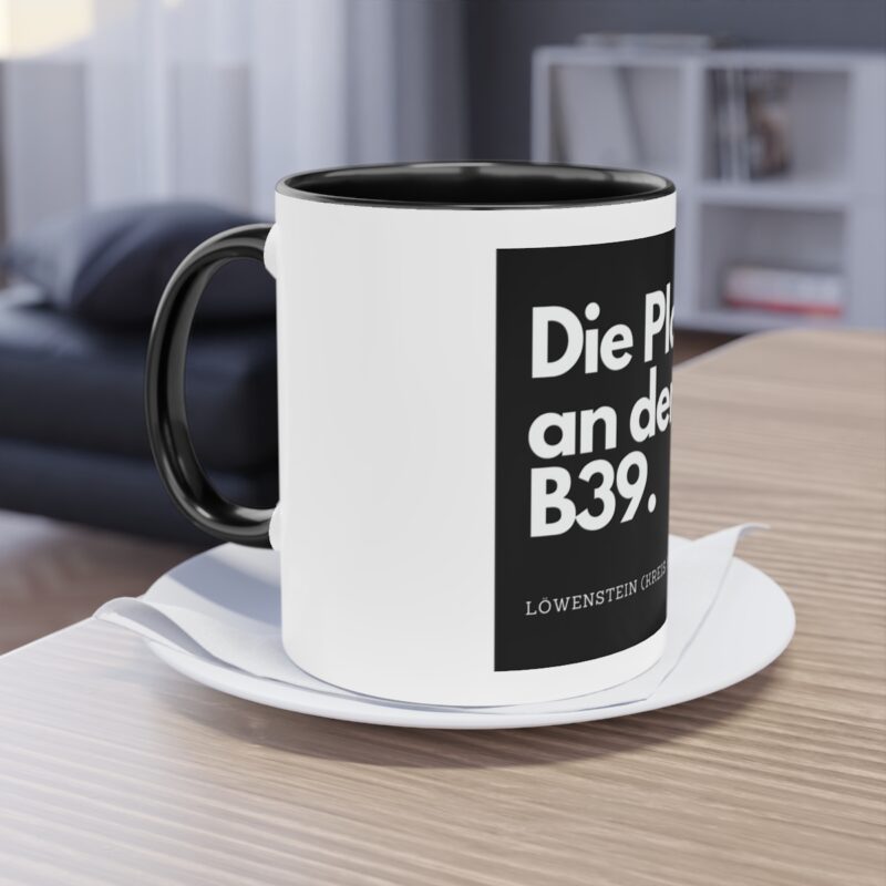 Die Platte - Löwenstein: Zweifarbige Kaffeetasse – Bild 12