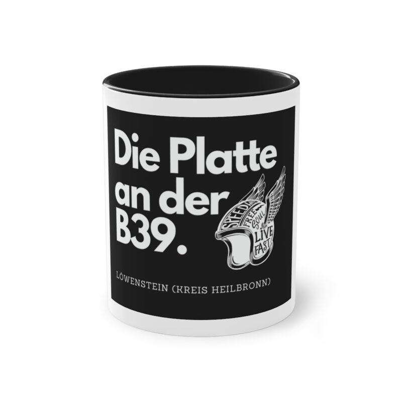 Die Platte 4 - Löwenstein: Zweifarbige Kaffeetasse