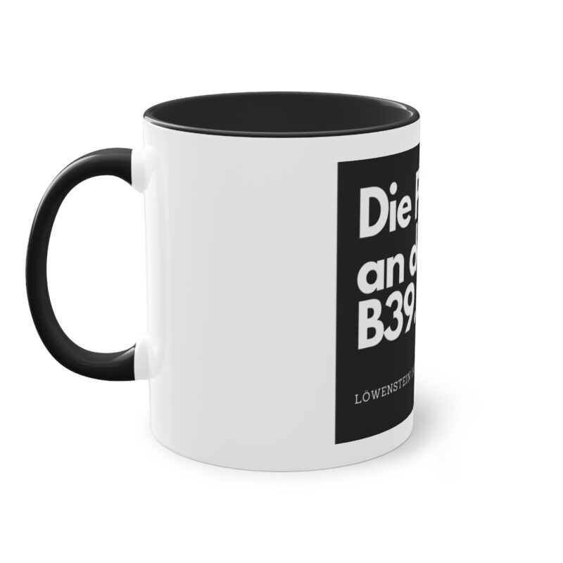 Die Platte 4 - Löwenstein: Zweifarbige Kaffeetasse – Bild 3