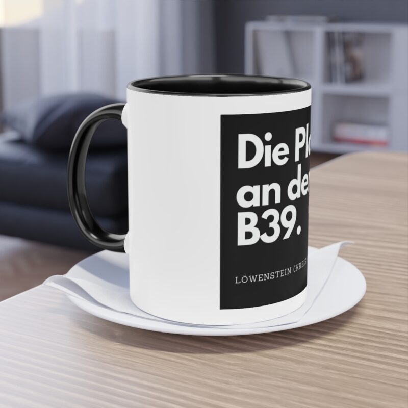 Die Platte 4 - Löwenstein: Zweifarbige Kaffeetasse – Bild 6