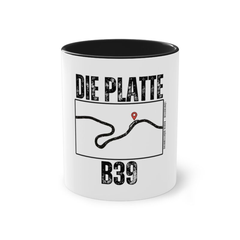 Die Platte B39 - Löwenstein - Zweifarbige Kaffeetasse