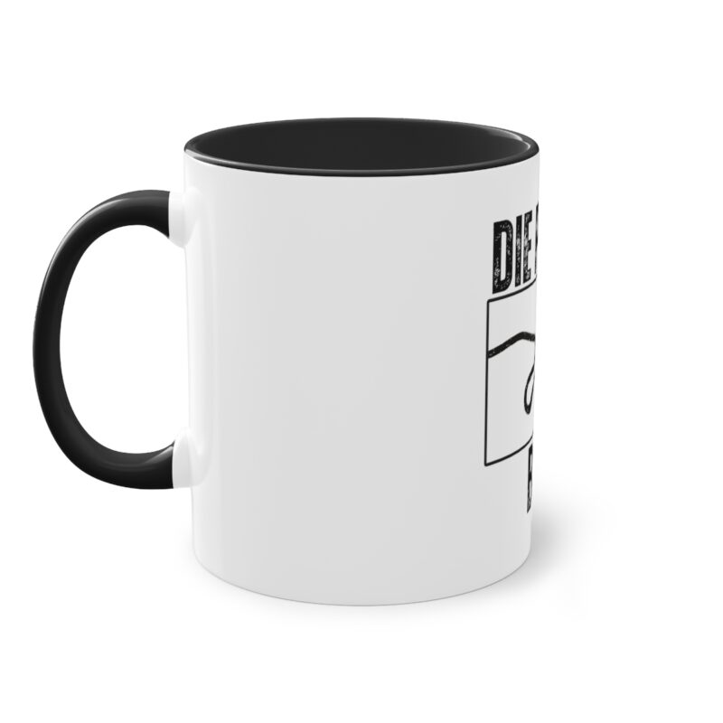 Die Platte B39 - Löwenstein - Zweifarbige Kaffeetasse – Bild 3