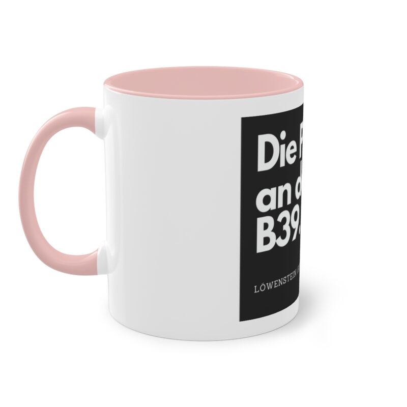 Die Platte 2 - Löwenstein: Zweifarbige Kaffeetasse – Bild 3