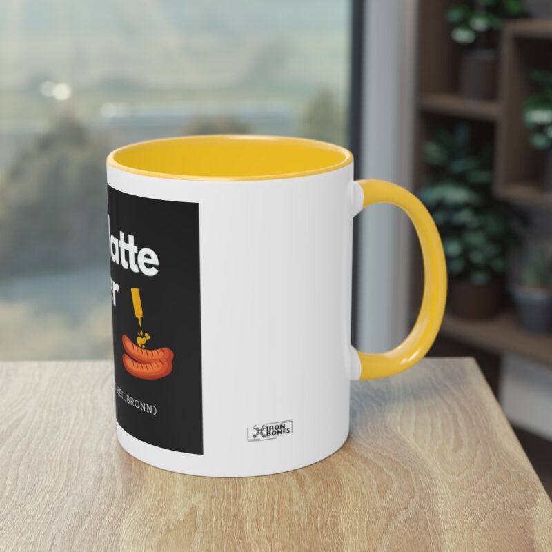 Die Platte - Löwenstein: Zweifarbige Kaffeetasse – Bild 5