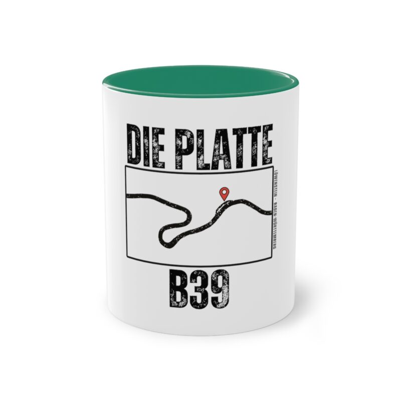 Die Platte B39 - Löwenstein - Zweifarbige Kaffeetasse – Bild 7